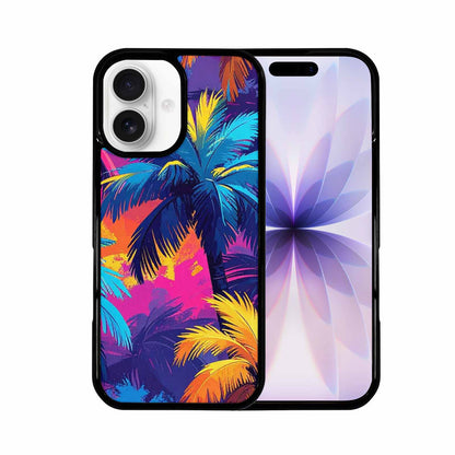 iPhone 17 Case — Chrome Bling Palm Original Art, Custom Printed Phone Case