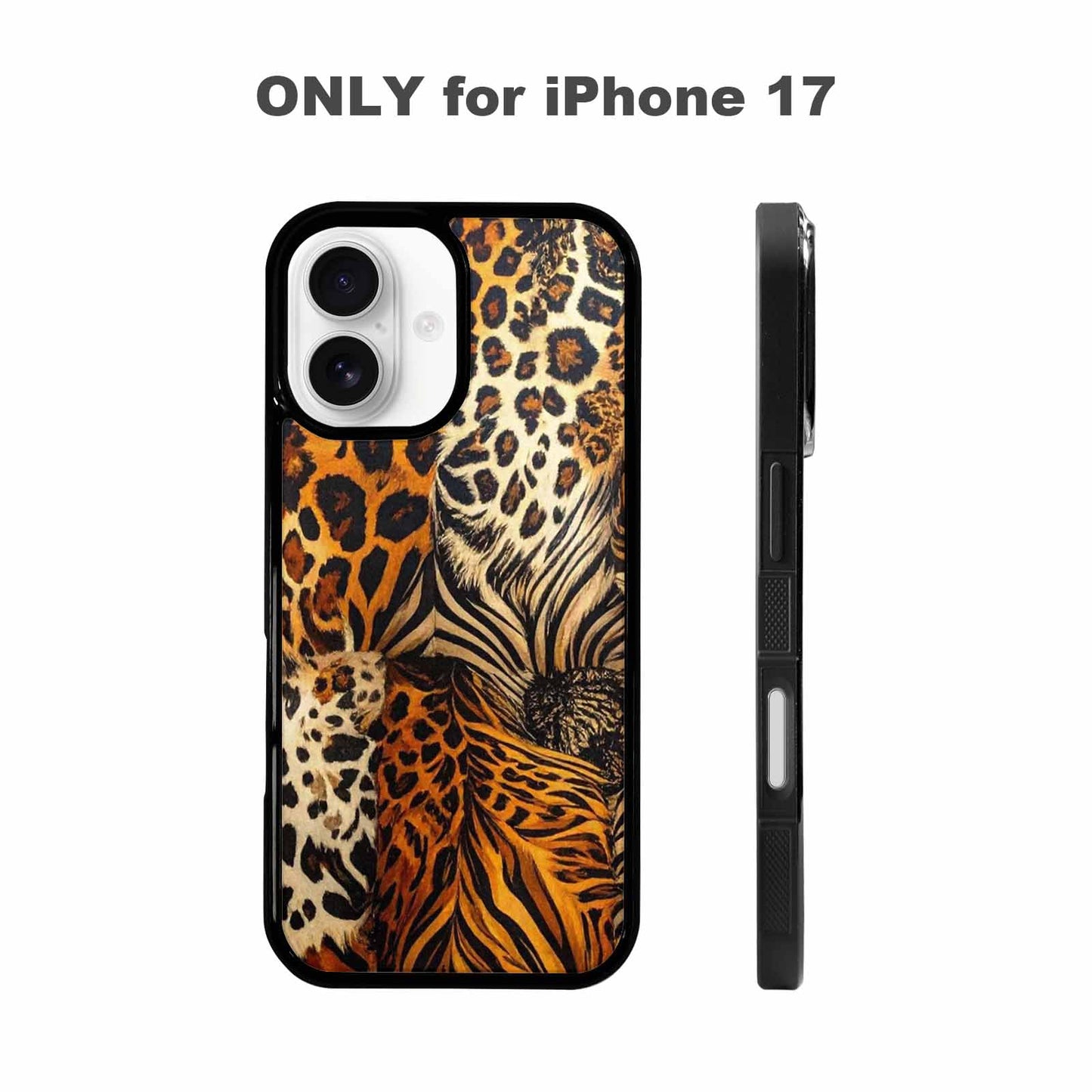 iPhone 17 Case — Small Animal Print Pattern, Animal Print, Customized Protective Case
