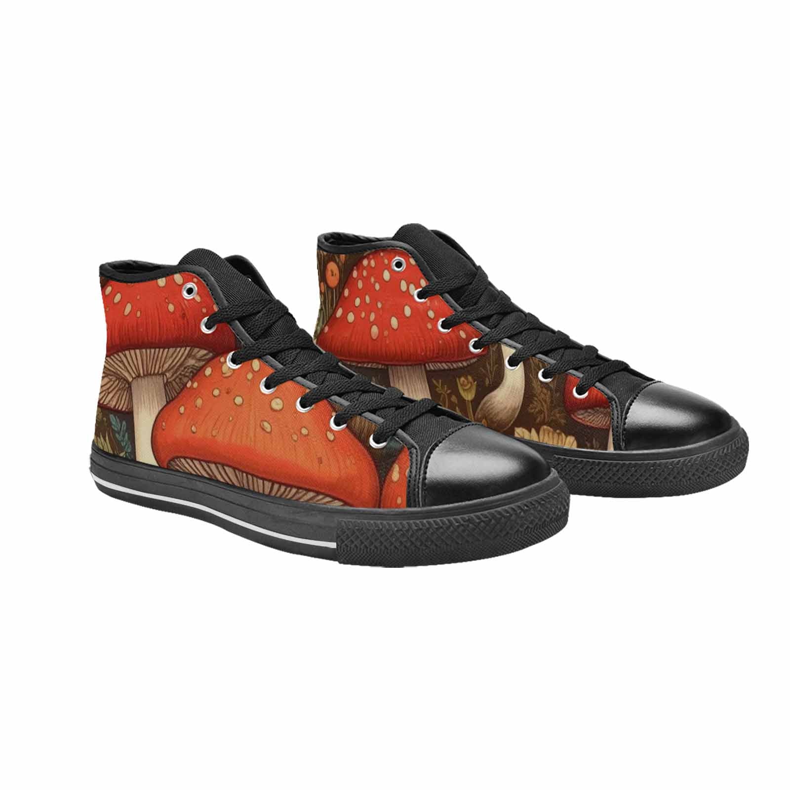 MEN'S Mushroom High Top Canvas Y2K Custom Shoes