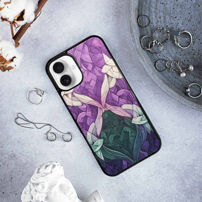 iPhone 16 Plus Case — Genderqueer Flag Color Theme Small Rainbow, Original Design Phone Case
