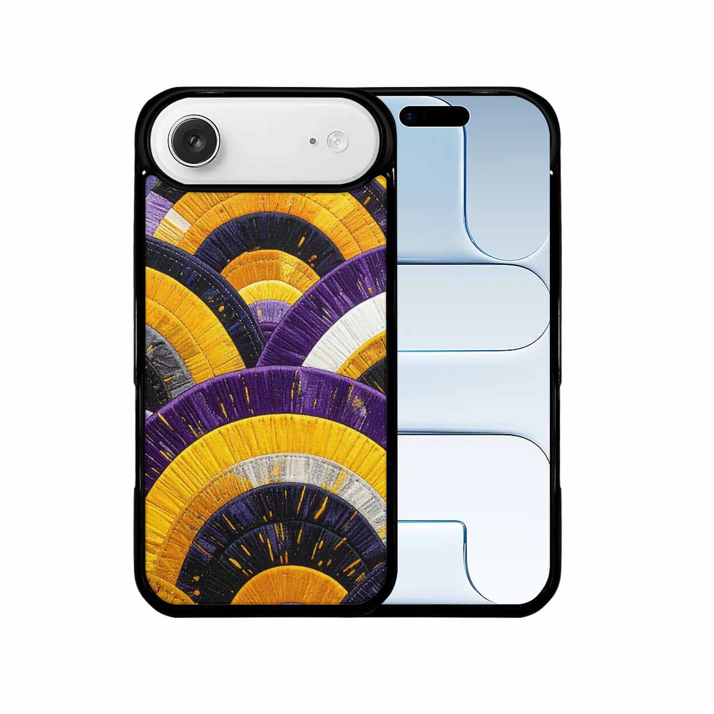 iPhone 17 Air Case — Vivid Camo Nonbinary Pride Camo, Custom Designed Case Cover