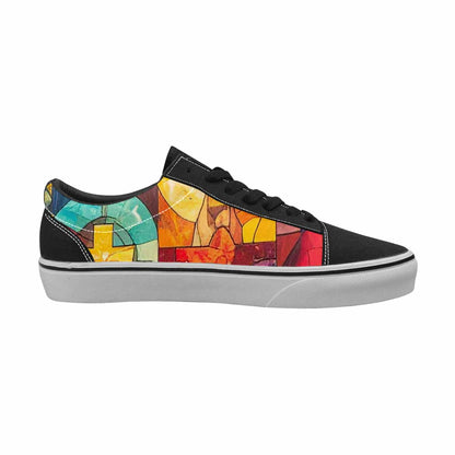 WOMEN'S Faith Cross Lace-Up Canvas Aesthetic Custom Shoes
