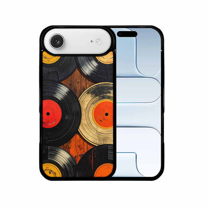 iPhone 17 Air Case — Retro Wood Grain Vinyl Retro Vintage, Customized Protective Case