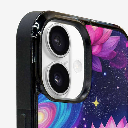 iPhone 16 Plus Case — Lotus Galaxy, Custom Made Phone Cover