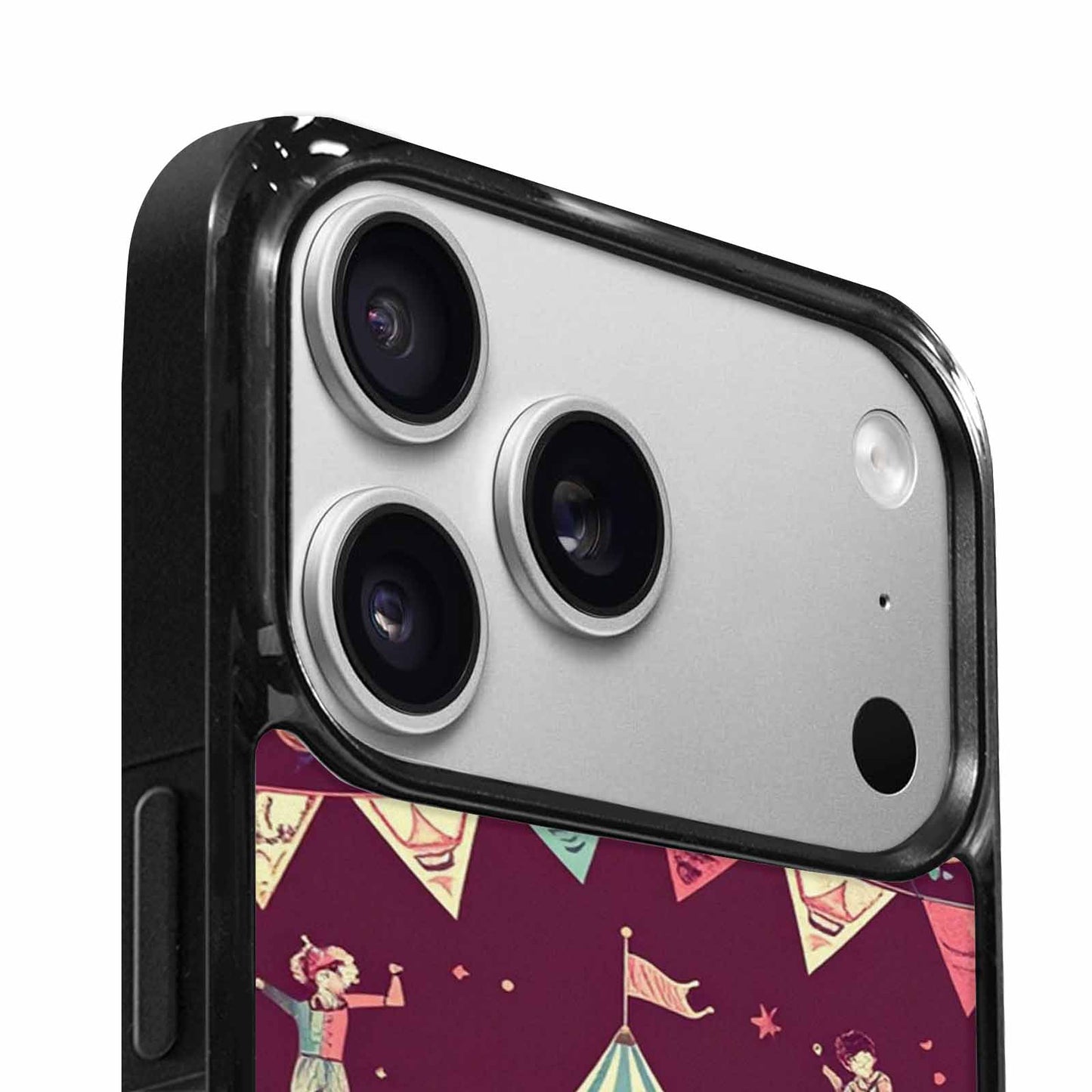 iPhone 17 Pro Case — Vintage Circus Art Pattern Retro Vintage, Personalized Phone Case