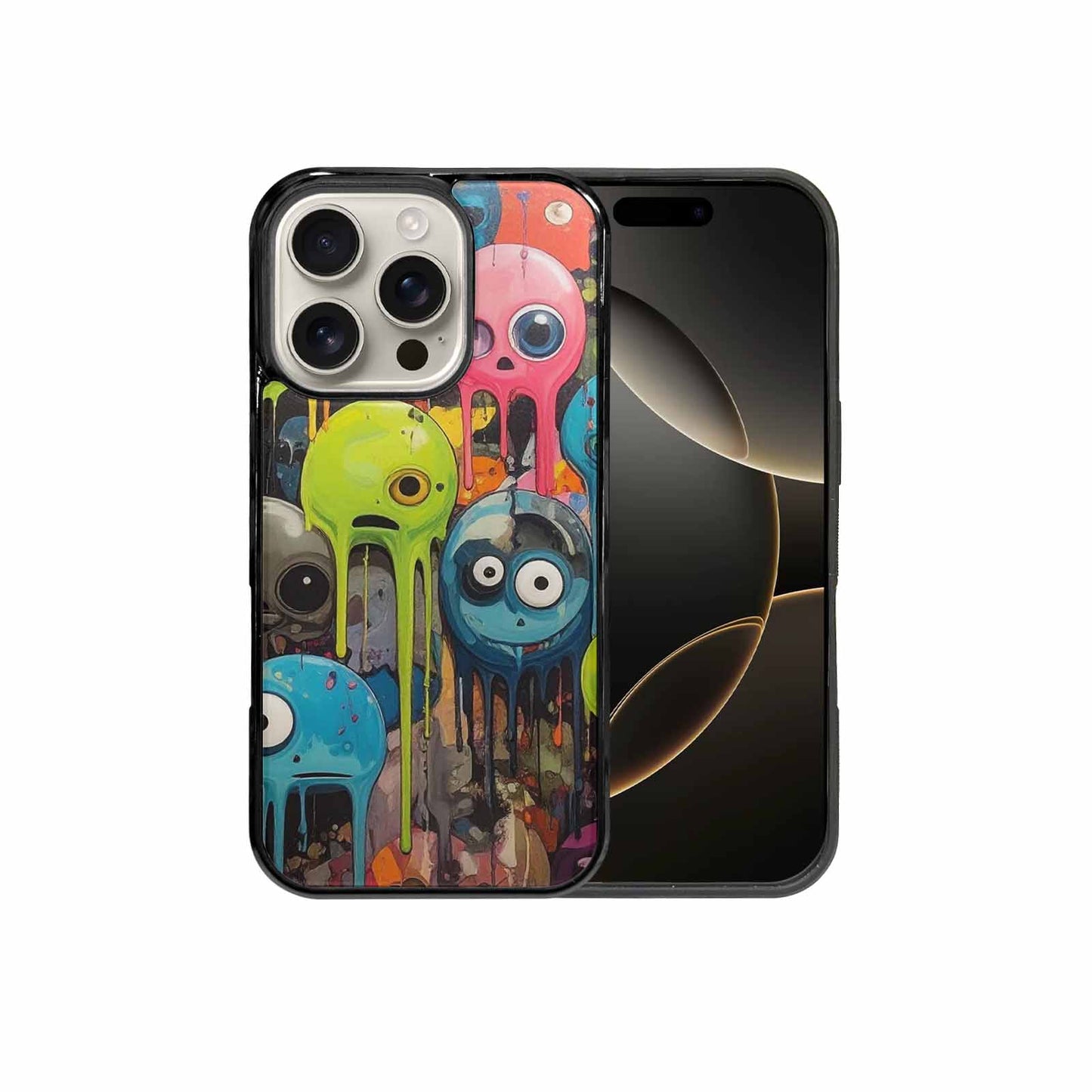 iPhone 16 Pro Case — Aliens Camomelting Aliens Patt Fgd, Customized Protective Case