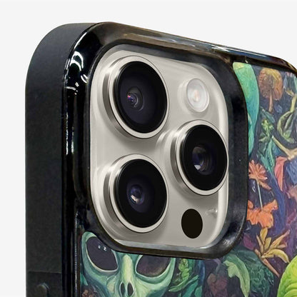 iPhone 16 Pro Max Case — Aliens Pattern Hundreds Of Sma Ajm, Custom Designed Case Cover