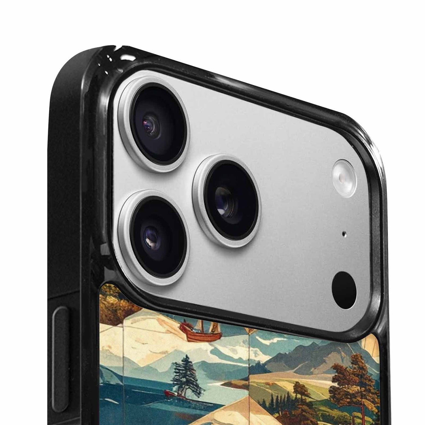 iPhone 17 Pro Max Case — Vintage Travel Artwork Pattern Retro Vintage, Custom Designed Case Cover