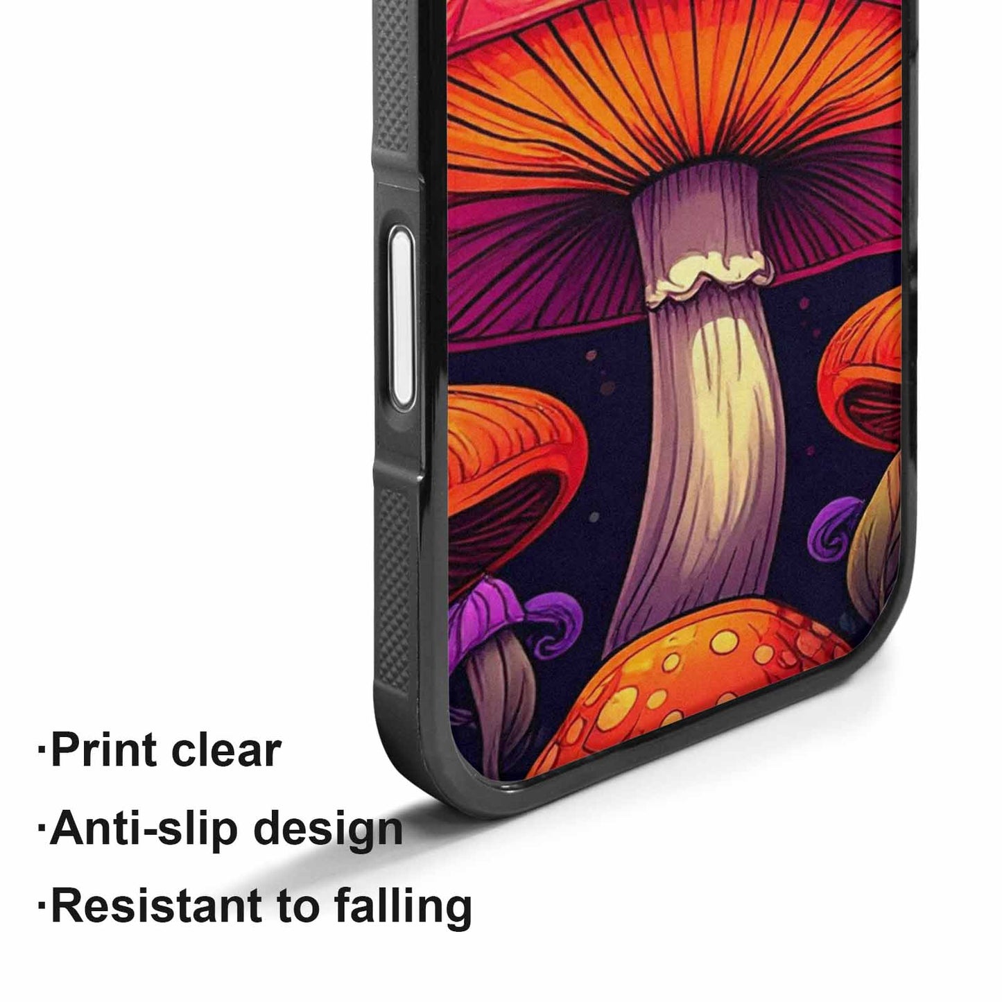 iPhone 17 Case — Psychedelic Mushroom Cartoon Pattern Cartoon Cute, Custom Art Phone Cover