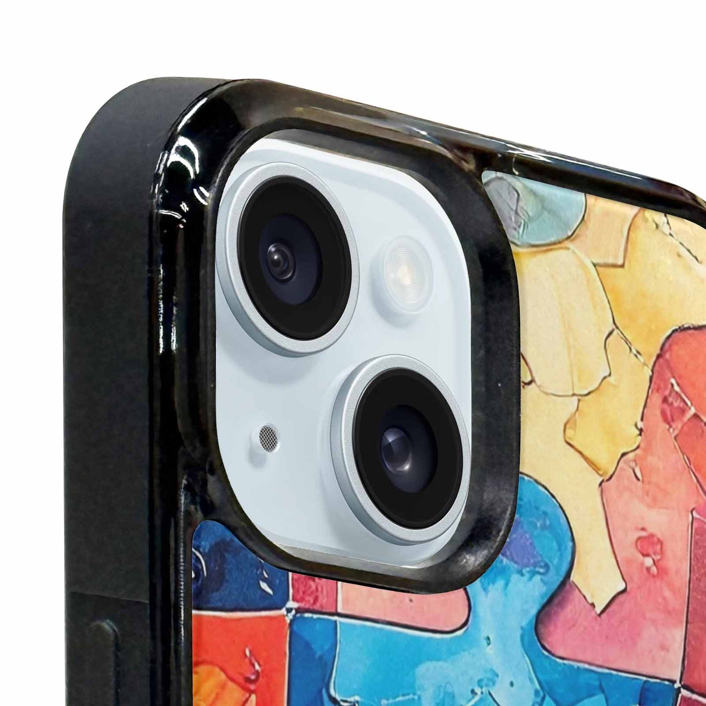 iPhone 15 Plus Case — Autism Puzzle Pieces Puzzle Piece Pattern, Original Design Phone Case