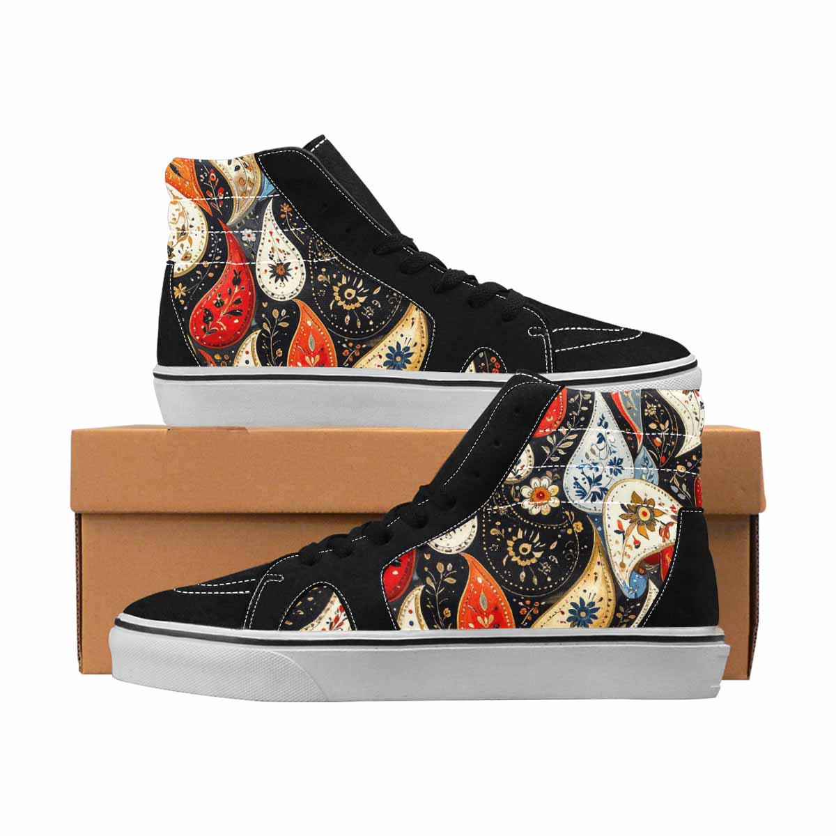 MEN'S Dark Black White Repeat 1 Ferion