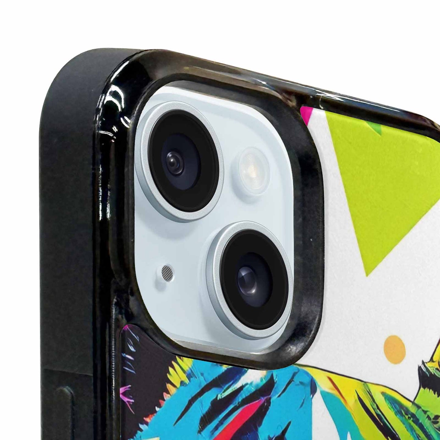 iPhone 15 Plus Case — French Bulldog Pop Art Pattern Personalized, Unique Phone Case Design