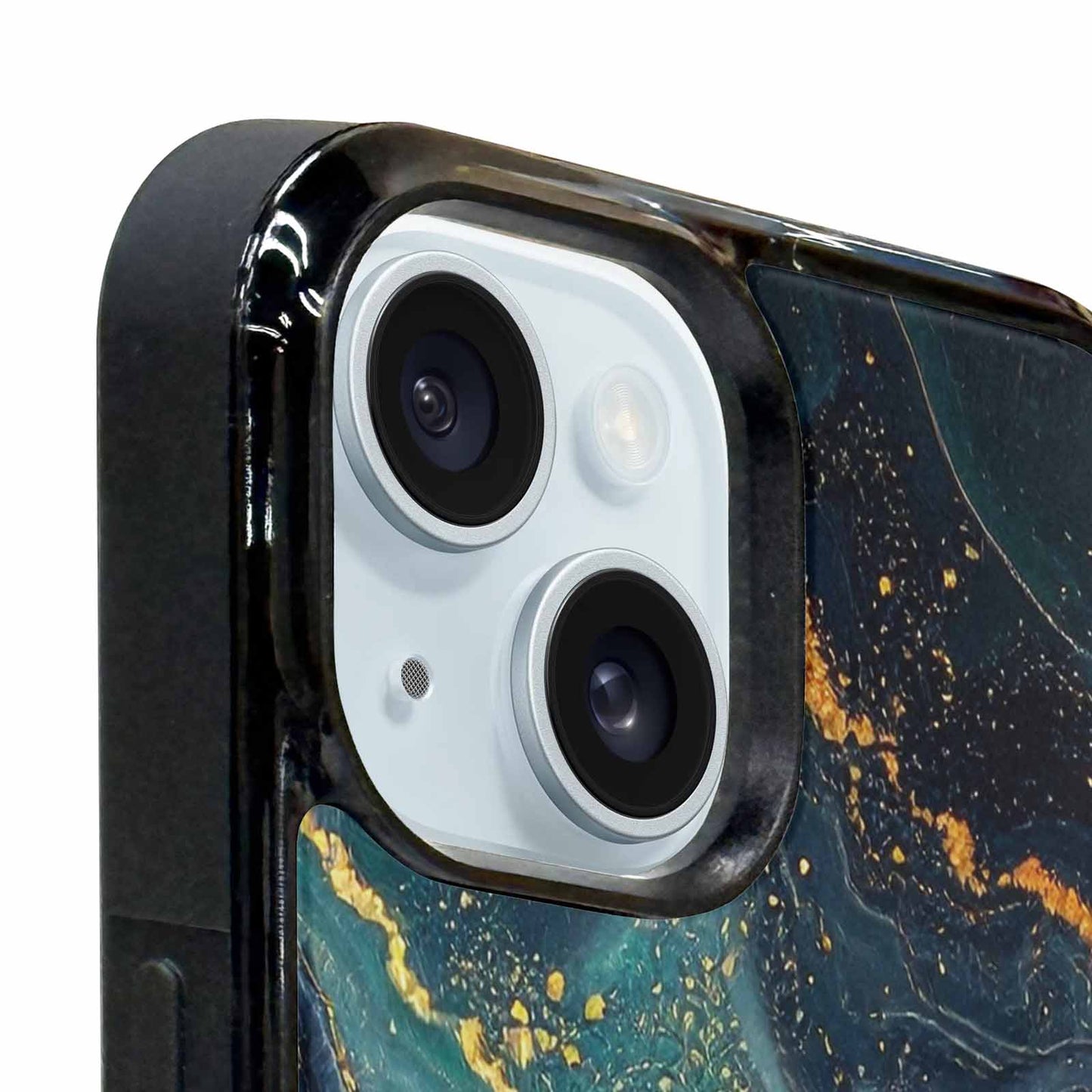 iPhone 15 Plus Case — Marble Dark, Custom Print Case Cover