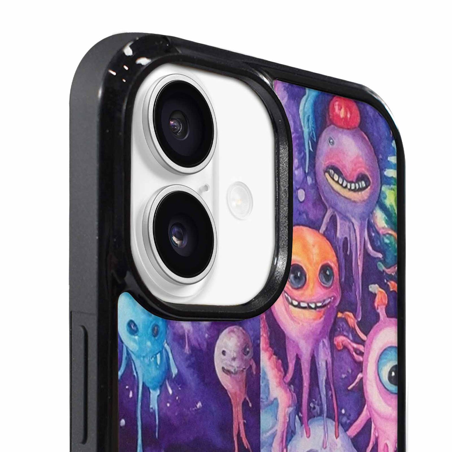 iPhone 17 Case — Aliens Tie Dyemelting Aliens Tie Dye, Custom Printed Phone Case