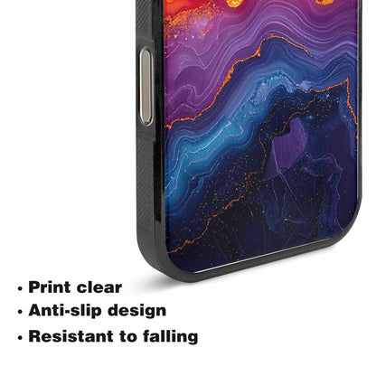 iPhone 15 Pro Max Case — Psychedelic Marble Tessellation, Original Design Phone Case