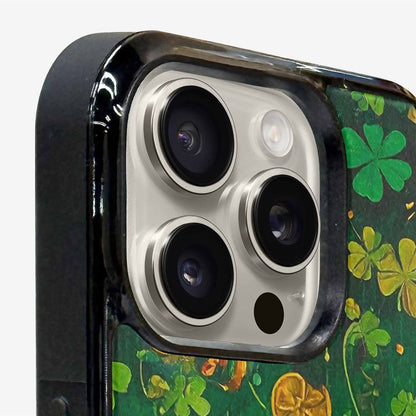 iPhone 16 Pro Case — St Patrick\'s Clover St Patrick\'s Clover, Custom Printed Phone Case