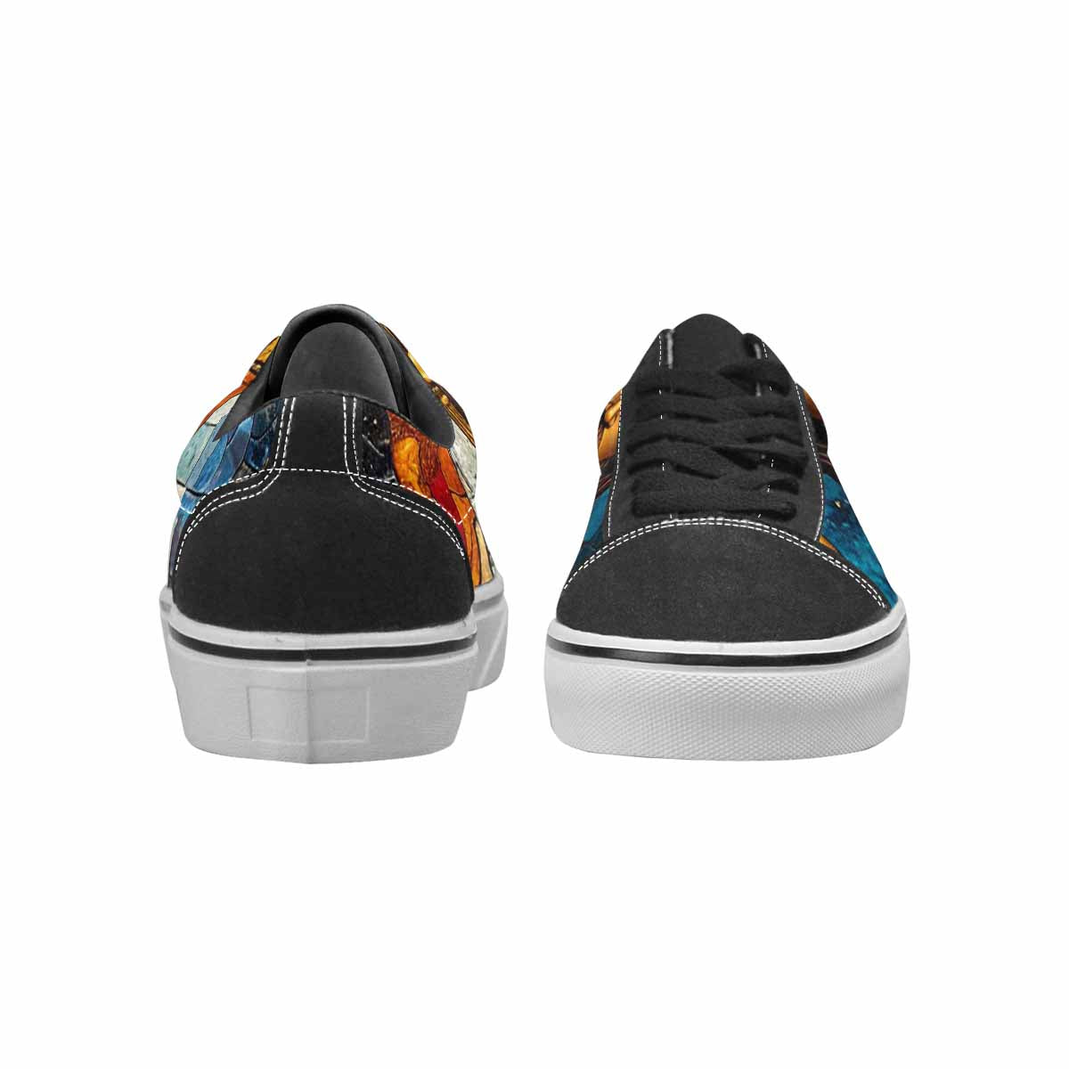 MEN'S Jesus Face Small Canvas Lace-Up Aesthetic Sneakers