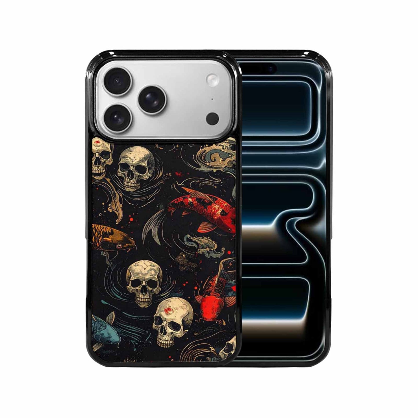 iPhone 17 Pro Max Case — Skull Dark Art Gothic Print Gothic, Unique Phone Case Design