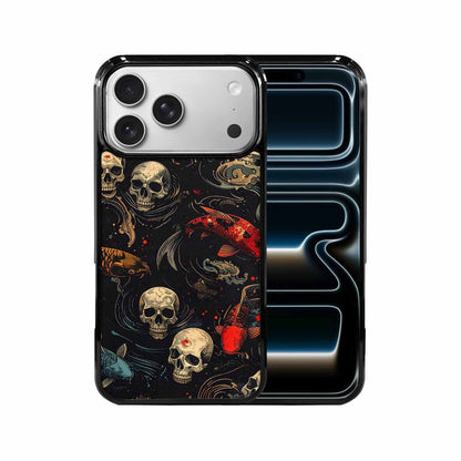 iPhone 17 Pro Max Case — Skull Dark Art Gothic Print Gothic, Unique Phone Case Design
