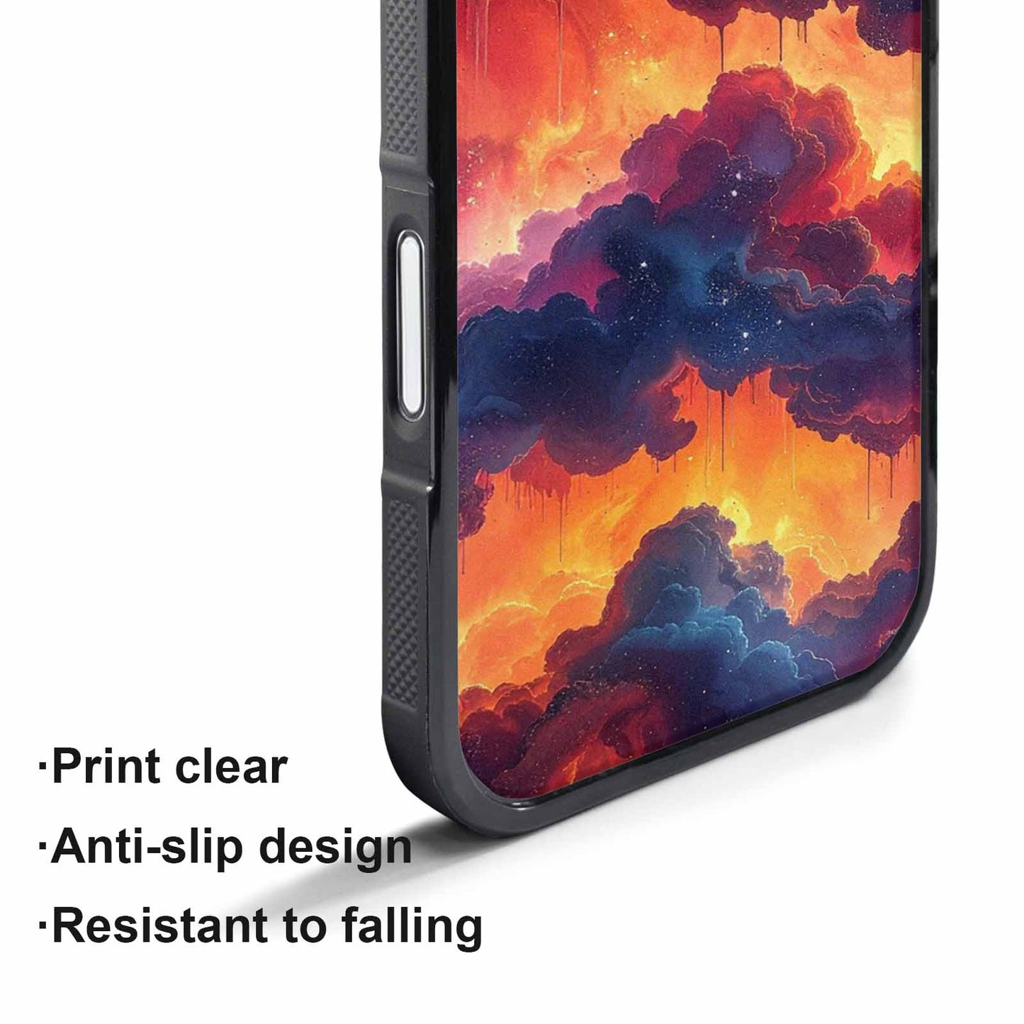 iPhone 17 Pro Max Case — Seamless Tileable Pattern Of Galaxy Space, Personalized Phone Case