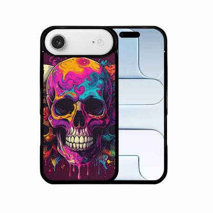 iPhone 17 Air Case — Skull Collage Overlapping Art Skulls Gothic, Custom Print Case Cover