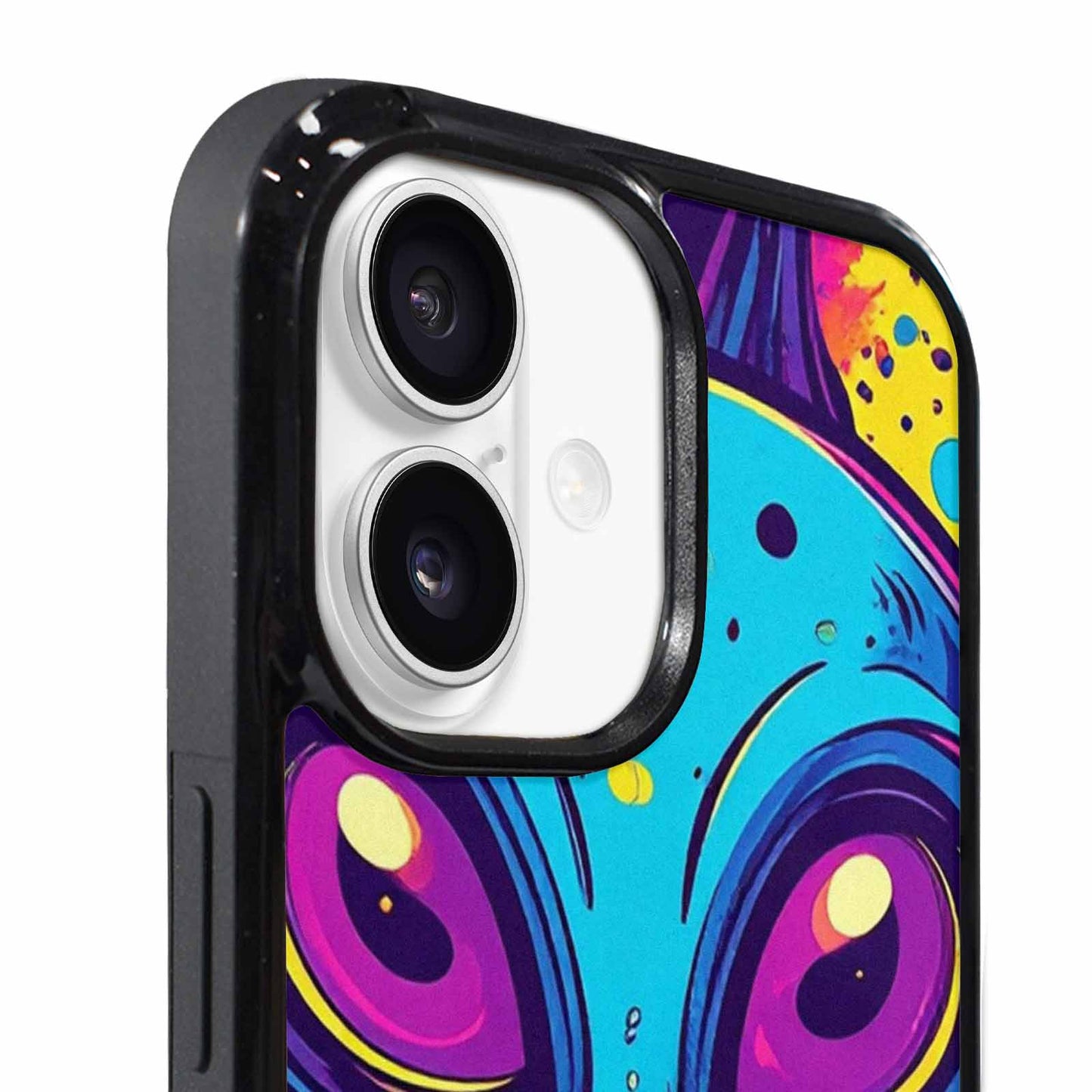 iPhone 17 Case — Alien Ufo Cartoon Art Alien Scifi, Customized Protective Case