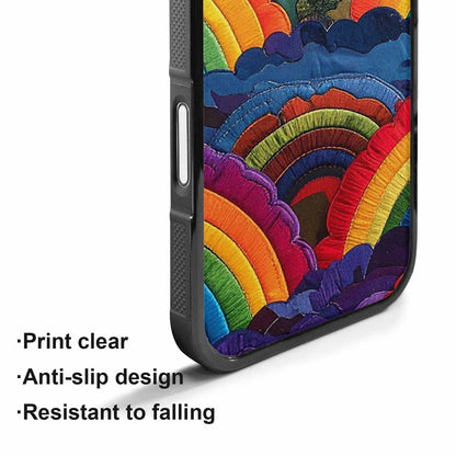iPhone 17 Case — Vivid Camo Rainbow Camo, Original Design Phone Case