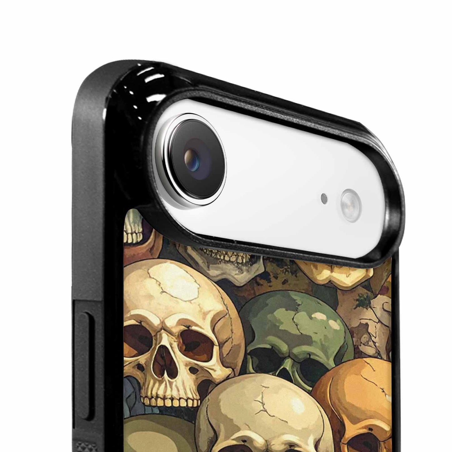 iPhone 17 Air Case — Skulls Camo Skulls Pattern Hundreds Gothic, Customized Protective Case