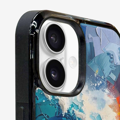 iPhone 16 Plus Case — Wave Crest Splash Wave Crest Splash, Custom Phone Case