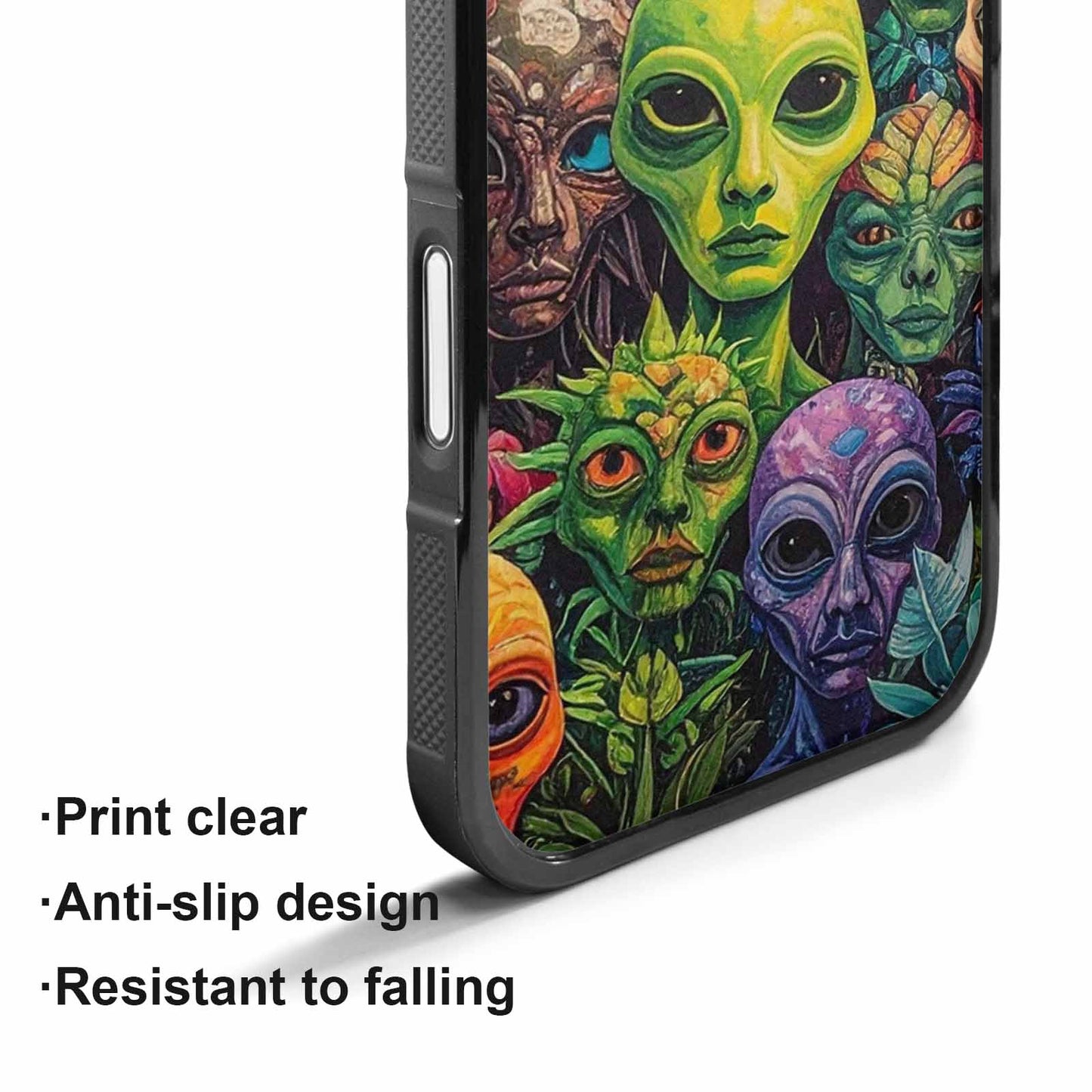 iPhone 17 Case — Aliens Pattern Hundreds Of Alien Scifi, Custom Art Phone Cover