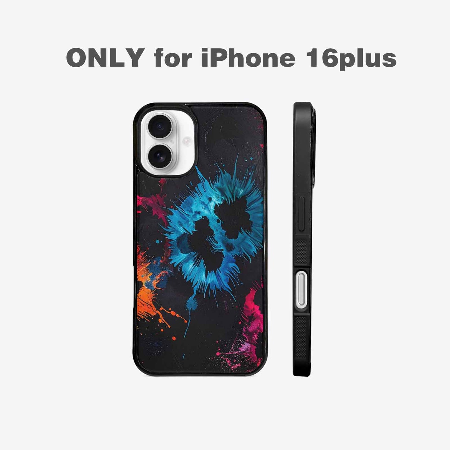 iPhone 16 Plus Case — Dark Animal Print, Personalized Phone Case