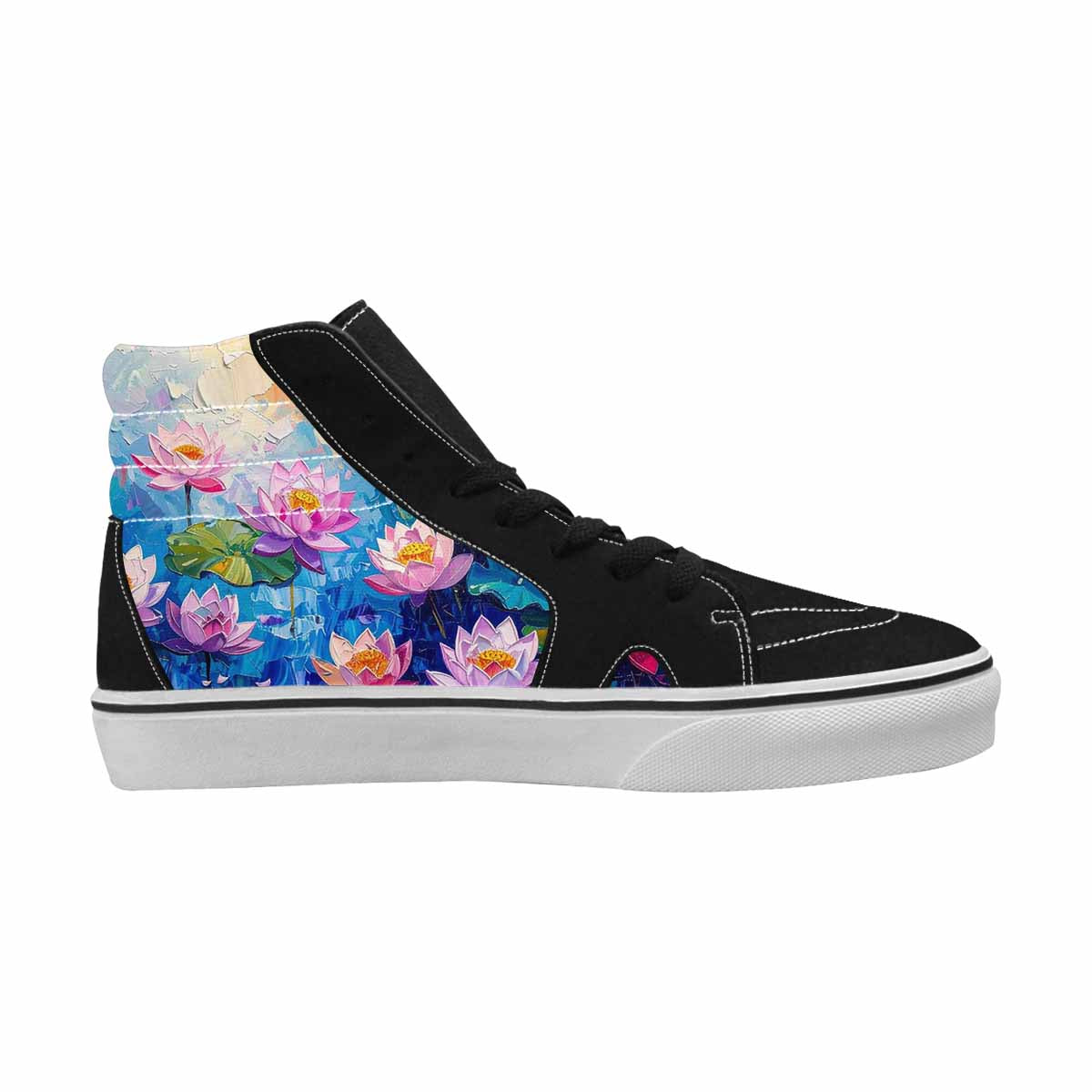 MEN'S Full Color Vibrant Monet High Top Canvas Y2K Custom Shoes