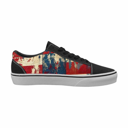 MEN'S American Flag Stars Canvas Lace-Up Wallpaper Art Shoes