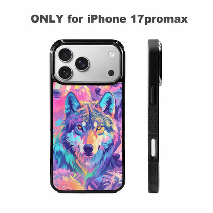 iPhone 17 Pro Max Case — Neon Zebra Print Animal Print, Custom Made Phone Cover