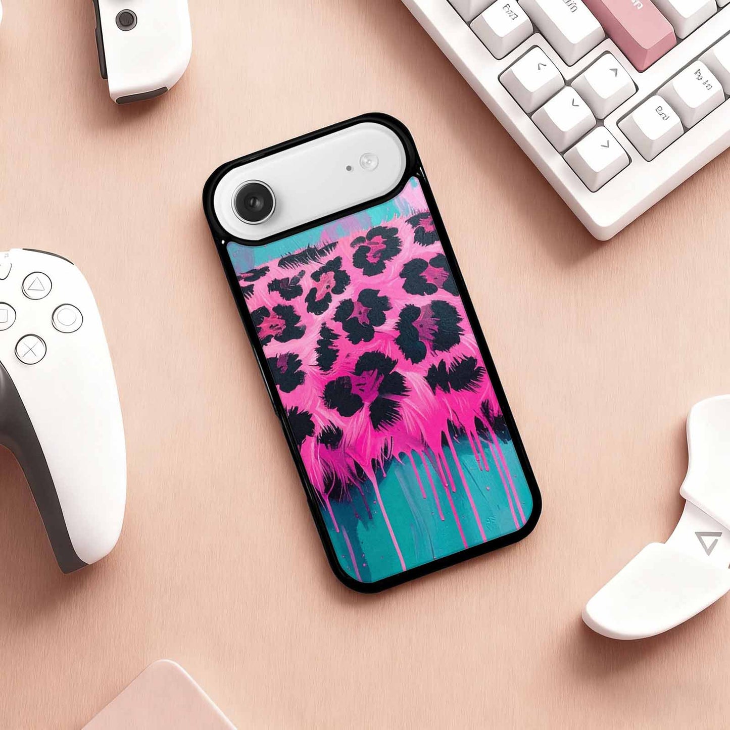 iPhone 17 Air Case — Seamless Tileable Pattern Of Overlapping Animal, Custom Designed Case Cover