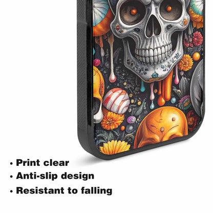 iPhone 15 Plus Case — Greyscale Black And White Dark Black, Original Design Phone Case