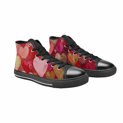 MEN'S No Words Or High Top Canvas Dark Academia Custom Shoes