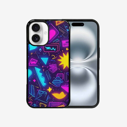 iPhone 16 Case — 80s Retro Motif 80s Retro Motifs, Original Design Phone Case