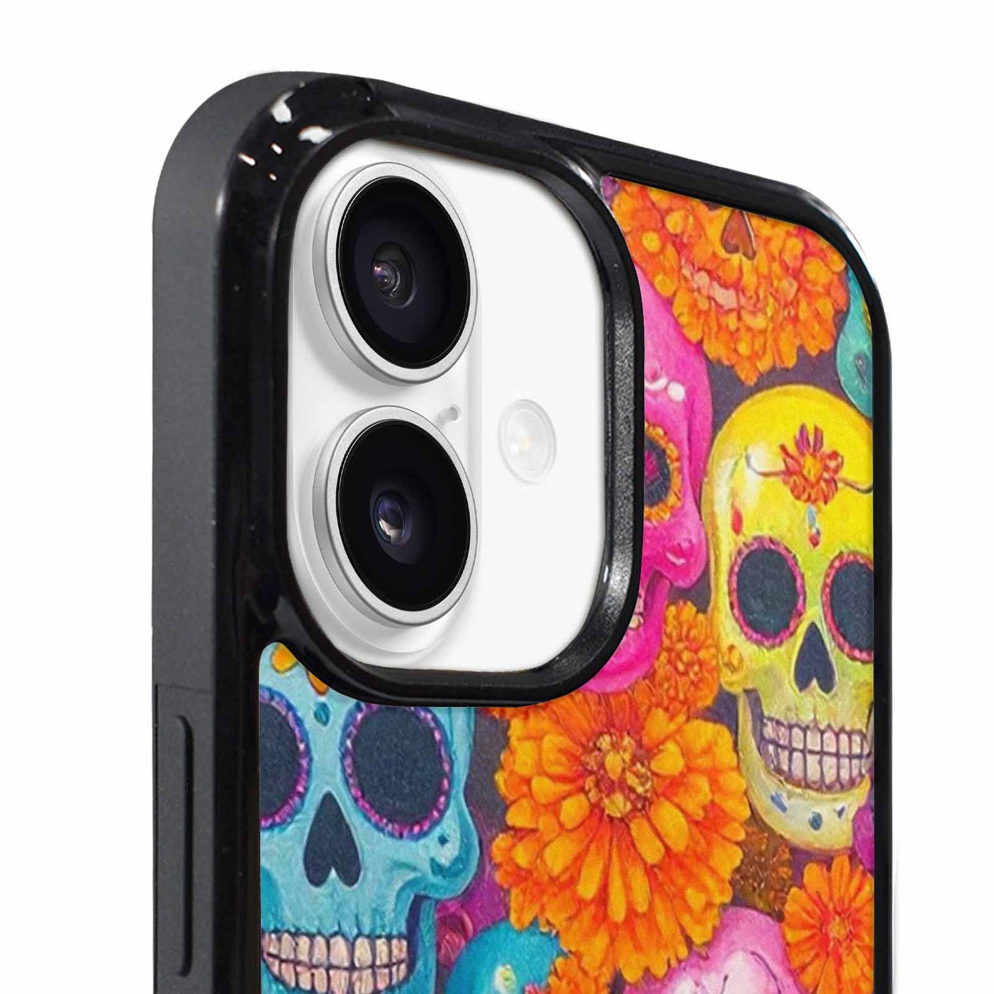 iPhone 17 Case — Ornate Candy Color Skull Gothic Skulls, Custom Designed Case Cover