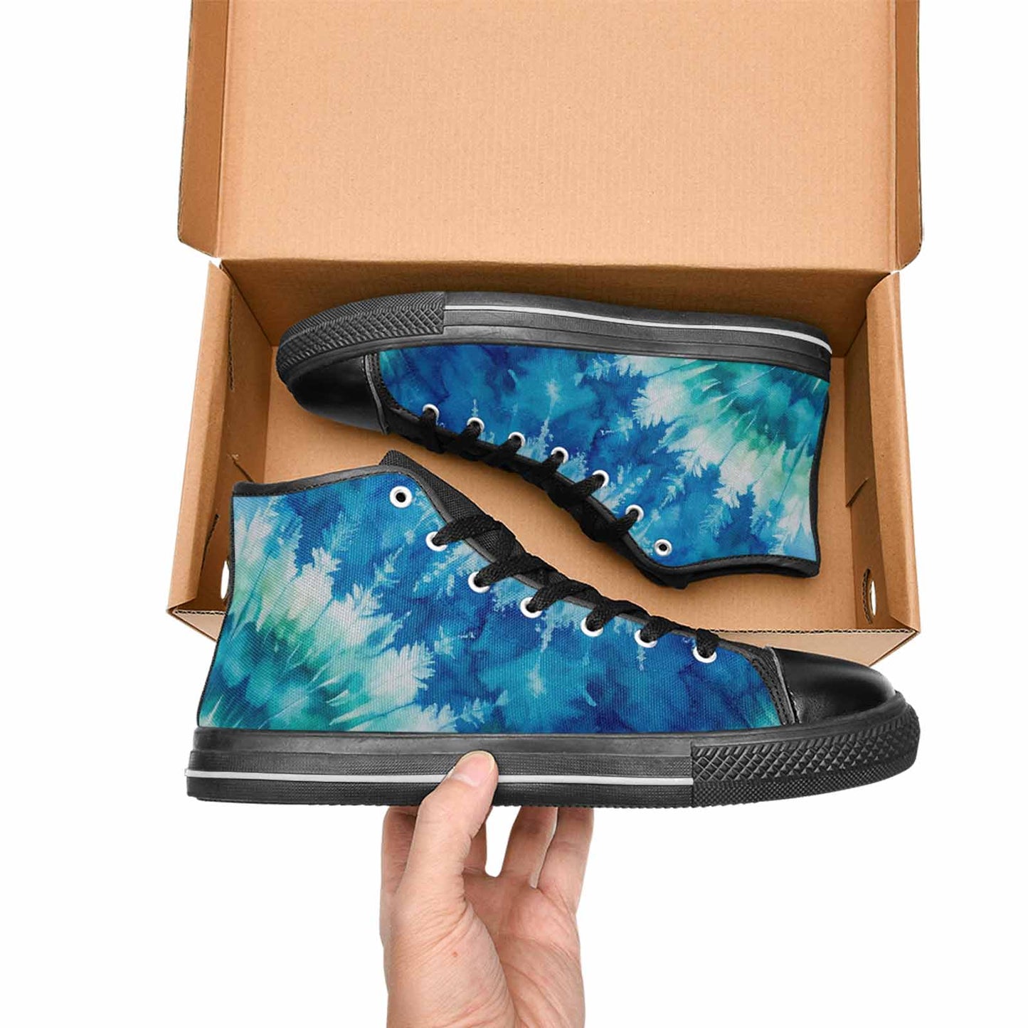 MEN'S Tie Dye - High Top Canvas Vivid Shoes