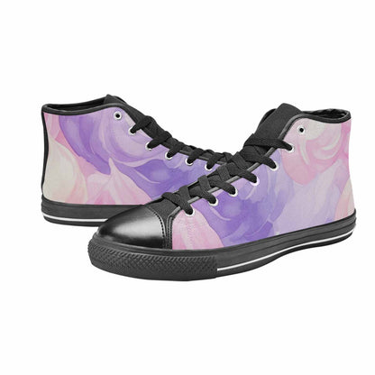 MEN'S Tie Dye - High Top Canvas Vivid Custom Shoes