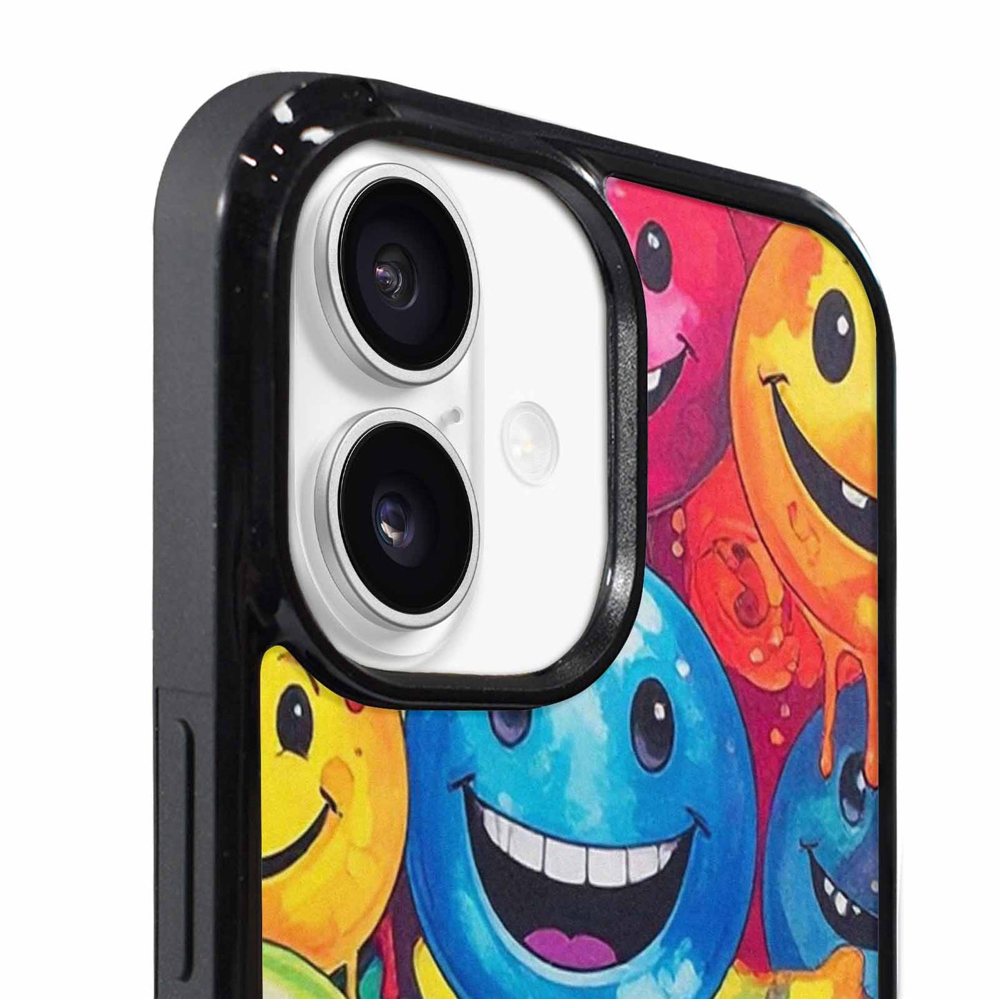 iPhone 17 Case — Smiley Facessmiley Faces Tie Original Art, Unique Phone Case Design
