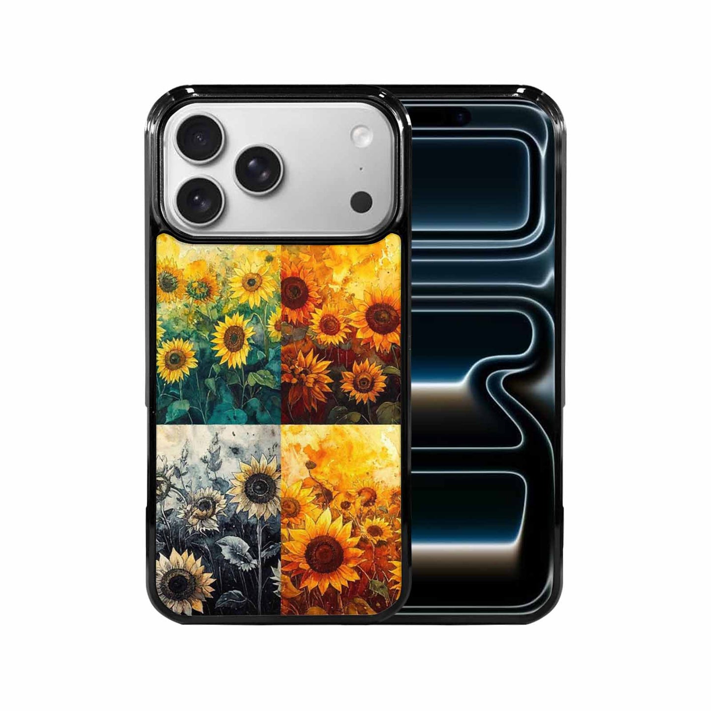 iPhone 17 Pro Max Case — Blend Melt Them Together Floral, Custom Printed Phone Case