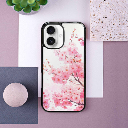 iPhone 16 Case — Cherry Blossom Branch Cherry Blo Bir, Original Design Phone Case