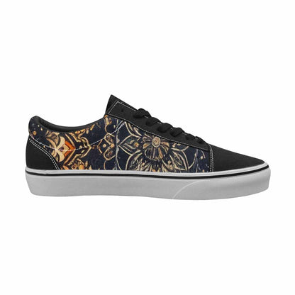 WOMEN'S Mandala Canvas Lace-Up Cottagecore Custom Sneakers