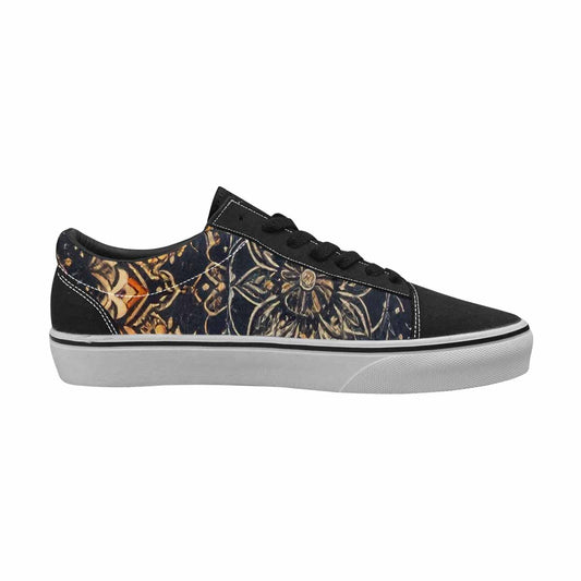 WOMEN'S Mandala Canvas Lace-Up Cottagecore Custom Sneakers