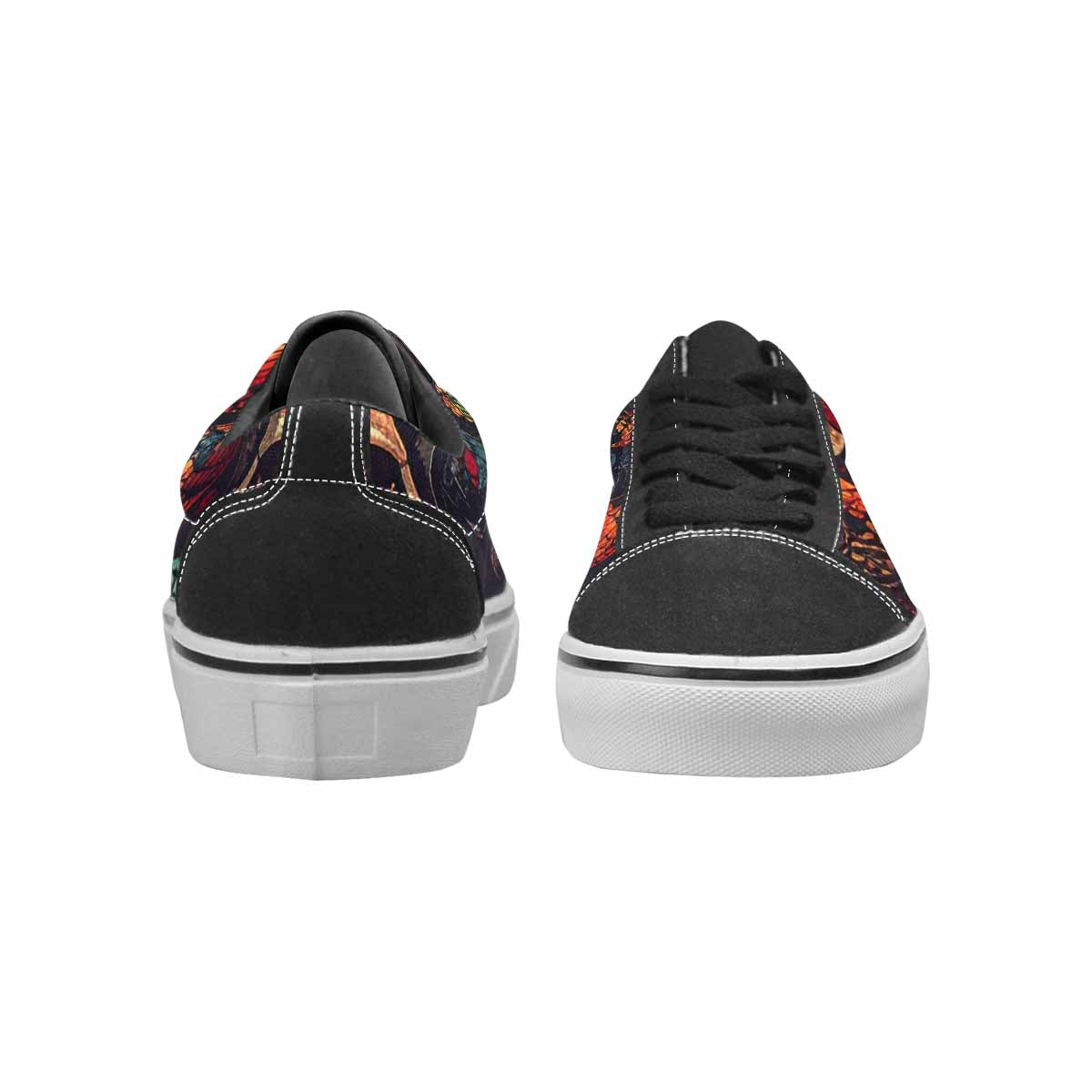 WOMEN'S Snake Skulls Print Canvas Lace-Up Dreamcore Shoes