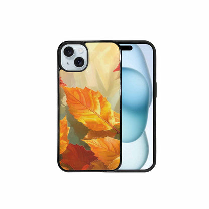 iPhone 15 Plus Case — Autumn Leaves, Custom Art Phone Cover
