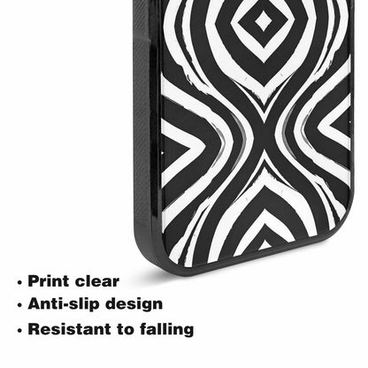 iPhone 15 Plus Case — Classic Zebra Print Custom, Custom Made Phone Cover