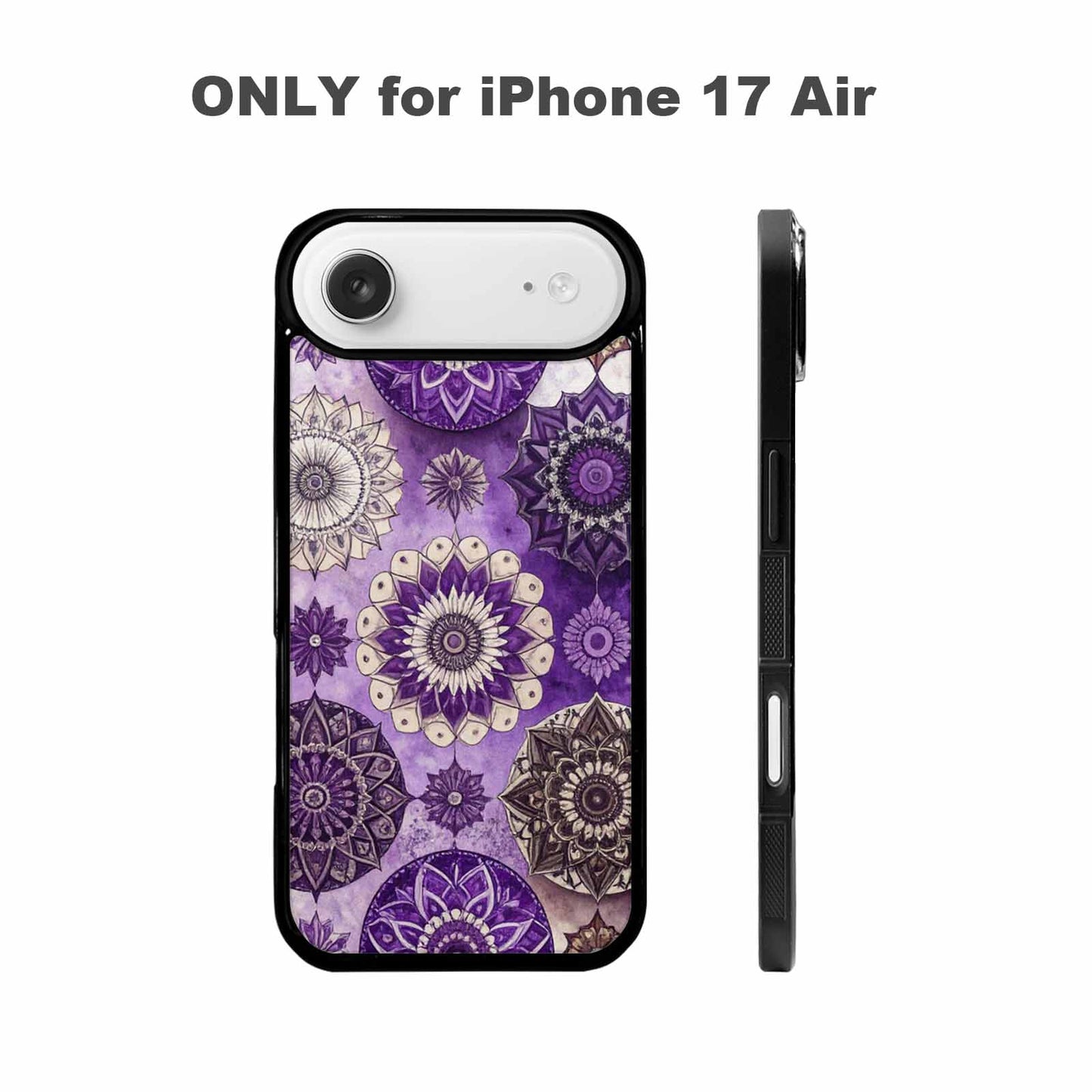 iPhone 17 Air Case — Small Mandala Pattern Randomly Varying Floral, Custom Made Phone Cover